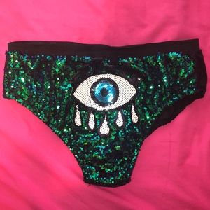 SEQUIN EYE RAVE BOTTOMS